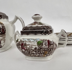 Juego para Te Wood&Sons England Pattern The Post House Multicolor C1950