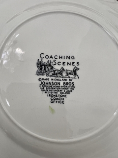 Trio para Te Loza Inglesa Johnson Bros , Coaching Scenes Multicolor C1960 - comprar online