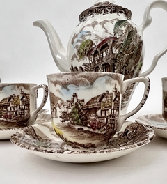 Taza para Cafe Johnson Bros England Pattern Olde English Countryside Multicolor C1960 - comprar online
