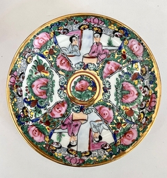Juego para Te para 8 China Export Porcelain Rose Medallion C1940 en internet