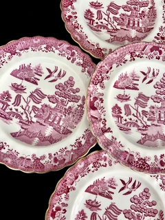 Set 6 Platos para Postre o Lunch Copeland Spode England , Pattern Mandarin C1875-1890 - comprar online