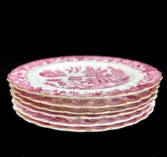 Imagen de Set 6 Platos para Postre o Lunch Copeland Spode England , Pattern Mandarin C1875-1890