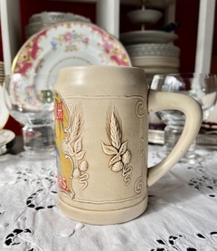 Jarro Cervecero Stein Tankard Ceramarte Anheuser-Busch Bottled Beers Budweiser C1991 - comprar online