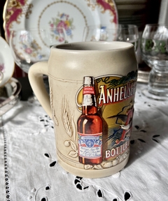 Jarro Cervecero Stein Tankard Ceramarte Anheuser-Busch Bottled Beers Budweiser C1991 en internet