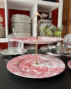 Plato Masas o Sandwichs . Loza Johnson Bros England Cotswold Rosa C1960 - comprar online