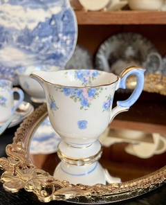 Imagen de Set para Cafe por 6 Crown Fine Bone China England Pattern #14895 Forget Me Not C1930