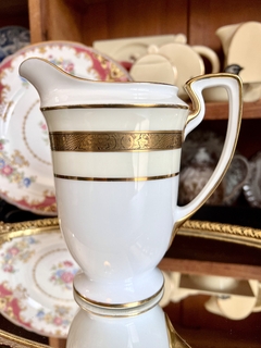 Jarra Lechera de Porcelana Noritake Komaru Japan, Pattern Romany C1930