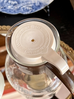 Cafetera Vintage o Jarra de Vidrio Termico Gemco USA the Whistler C1970 Cap 4 Tazas - tienda online