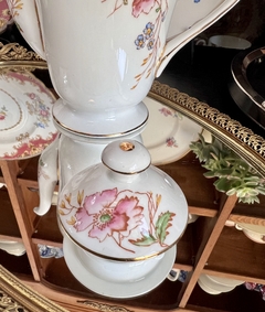 Cafetera Porcelana Spenser Stevenson Co Ltd. England , Pattern Poppy C1948