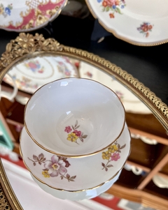 Bowls Terronera con Plato de Porcelana New Chelsea England , Pattern Cherry Blossom C1940 - tienda online