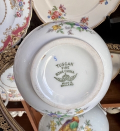 Preciosa Jarra Lechera Porcelana Tuscan Bone China England , Pattern Chelsea Bird C1947 en internet