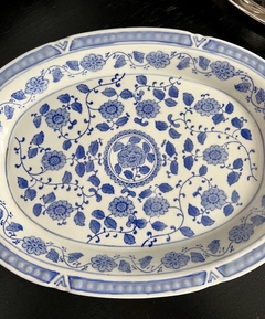 Fuente Ovalada Mediana Porcelana China Blue&White en internet