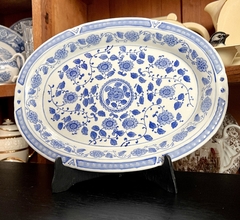 Fuente Ovalada Mediana Porcelana China Blue&White - tienda online
