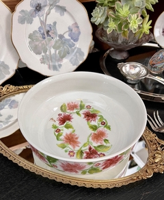 Bowls Ensaladera Frutera o Centro Porcelana Verbano Bouquet Pintado a Mano - Funcy Stuff Antiguedades