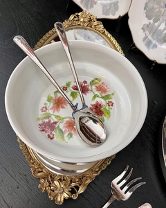 Bowls Ensaladera Frutera o Centro Porcelana Verbano Bouquet Pintado a Mano - comprar online
