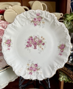 Plato para Postre Porcelaine Limousine Limoges France, Roses Basket C1905-1938 - comprar online