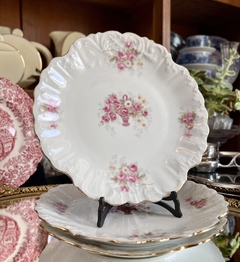 Plato para Postre Porcelaine Limousine Limoges France, Roses Basket C1905-1938 - comprar online
