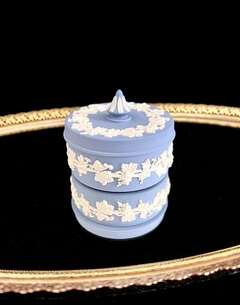 Caja Alhajero de Porcelana Jasper Ware Wedgwood England C1978