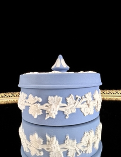 Caja Alhajero de Porcelana Jasper Ware Wedgwood England C1978 - Funcy Stuff Antiguedades