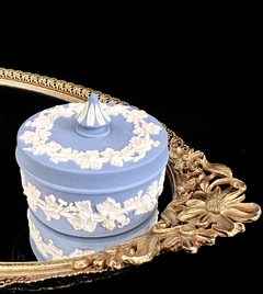 Caja Alhajero de Porcelana Jasper Ware Wedgwood England C1978 - tienda online