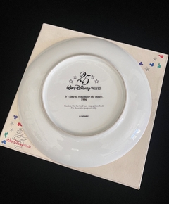 Plato Decorativo Porcelana Conmemoracion 25 años Walt Disney World Año 1996 - comprar online
