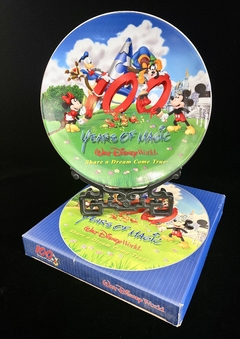 Plato Decorativo Porcelana Conmemoracion 100 años Walt Disney World - Funcy Stuff Antiguedades
