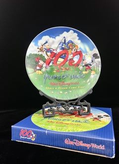 Plato Decorativo Porcelana Conmemoracion 100 años Walt Disney World