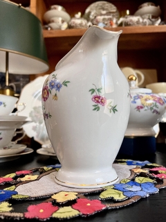 Jarra Lechera de Porcelana Heinrich H&Co Selb Bavaria Modelo Christine C1955 Deco Floral Vivo en Oro - tienda online