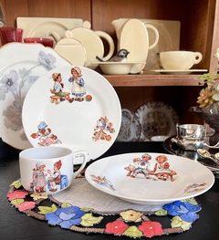 Set de Vajilla Infantil antiguo Suomi Arabia Finland 3 Piezas C1932-1949 en internet