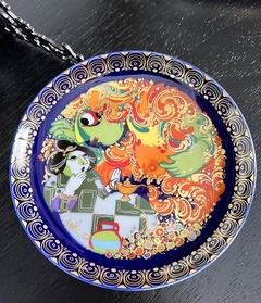 Plato Decorativo Porcelana Rosenthal para Studio Linie, by Bjorn Wiinblad Serie Aladin y Lampara Magica VII C1970 - comprar online