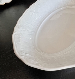 Bowls Ensaladera o Frutera Porcelana Germer Brazil Blanca Decoracion a Relieve - tienda online