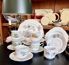 Set 6 Tazas para Te Porcelana Tsuji Pintada a Mano Año 2012 - comprar online