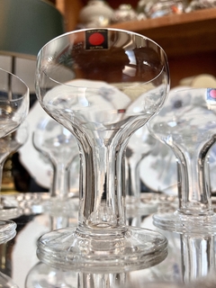 Set de 6 Copas para Vino Modelo Sueca para Personal Glass Fabricada por Cristal San Carlos año 1977 - Funcy Stuff Antiguedades