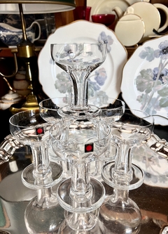 Set de 6 Copas para Vino Modelo Sueca para Personal Glass Fabricada por Cristal San Carlos año 1977 - comprar online