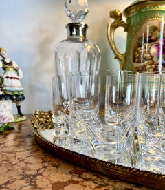 Imagen de Set 6 Vasos para Whisky Cristal de Bohemia Modelo Trio Hialino C1970