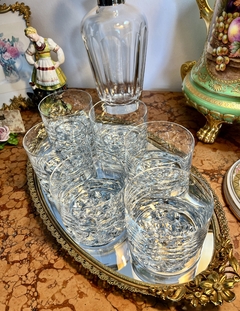 Set 6 Vasos para Whisky Cristal San Carlos Hialino Modelo 101/80 Old Fashioned - comprar online