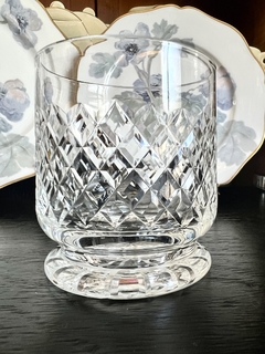 Set 6 Vasos para Whisky Cristal Hialino Talla Rombo Pie y Estrella en la Base C1960 - comprar online