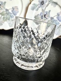 Imagen de Set 6 Vasos para Whisky Cristal Hialino Talla Rombo Pie y Estrella en la Base C1960