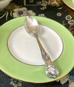 Juego de 6 Cucharas para Te Metal Plateado S&F Sheffield England King Pattern C1930 - Funcy Stuff Antiguedades