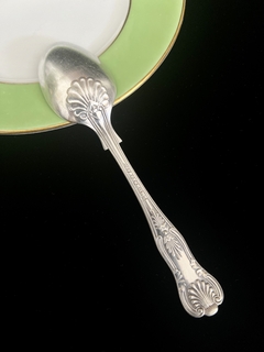 Juego de 6 Cucharas para Te Metal Plateado S&F Sheffield England King Pattern C1930 - Funcy Stuff Antiguedades