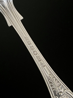 Juego de 6 Cucharas para Te Metal Plateado S&F Sheffield England King Pattern C1930 - tienda online