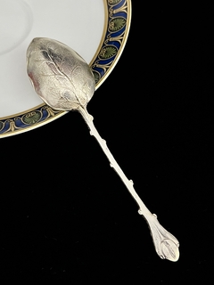 Imagen de Juego de 12 Cucharas para Cafe Metal Plateado Plata Lappas Coffee Bean en Estuche