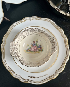 Set de 6 Compoteras Vintage Hollinshead & Kirkham England Modelo Crinoline Lady C1945 en internet