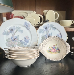 Set de 6 Compoteras Vintage Hollinshead & Kirkham England Modelo Crinoline Lady C1945 - tienda online