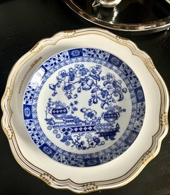 Imagen de Juego de 6 Platos Hondos Porcelana Tsuji Modelo Old Blue C1980
