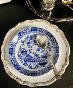 Juego de 6 Platos Hondos Porcelana Tsuji Modelo Old Blue C1980 - comprar online
