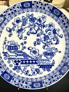Platos Postre Porcelana Tsuji Modelo Old Blue C1980 en internet