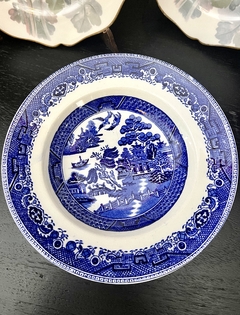 Imagen de Juego de 6 Platos Hondos Loza Solian Ware England , Modelo Blue willow C1940