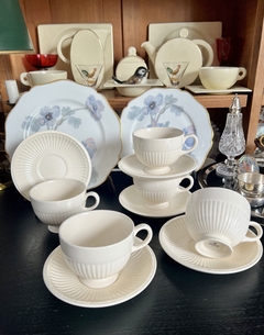 Taza para Te Loza Inglesa Wedgwood Queen´s Ware Edme Cream C1970 - Funcy Stuff Antiguedades