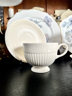 Taza para Te Loza Inglesa Wedgwood Queen´s Ware Edme Cream C1970 en internet